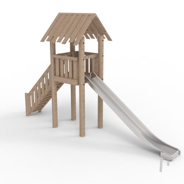 Klimtoren met Trap en Glijbaan
