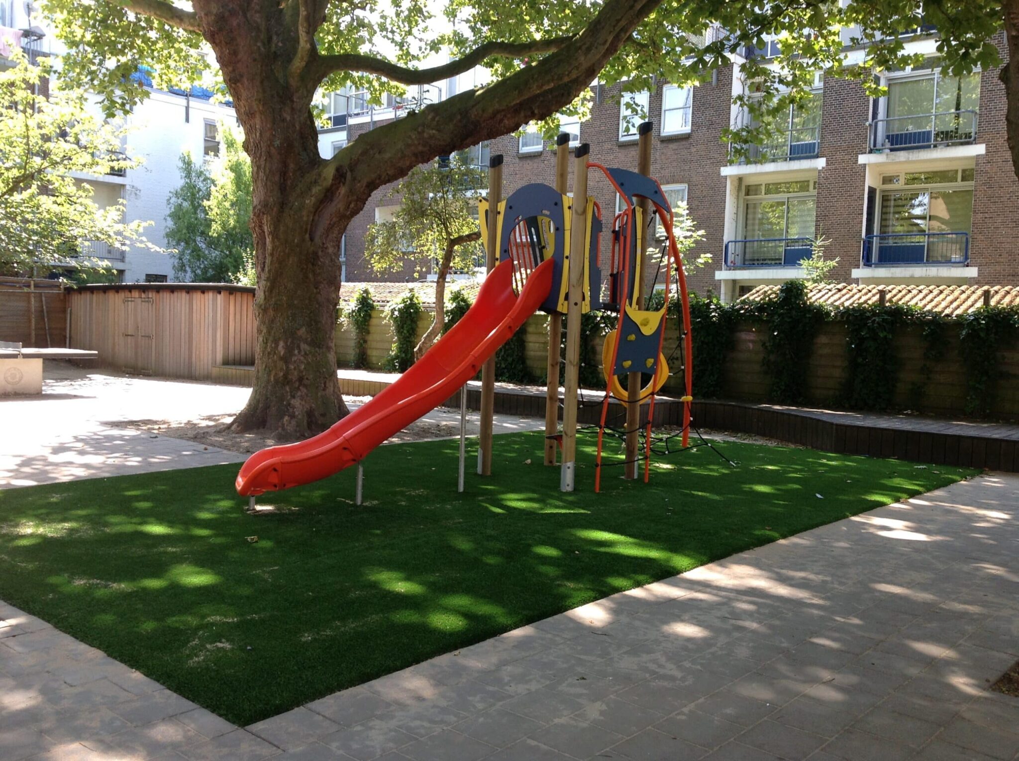 Speelplaats met sociale cohesie