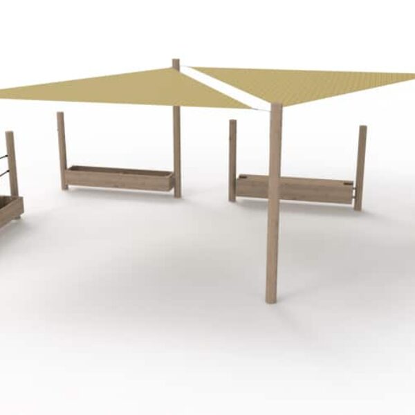 Chillplek Senses Garden with Sun sail