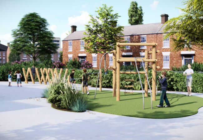 Rehobothschool - 3D shot 1_6 - Photo schoolpleinontwerp 3D