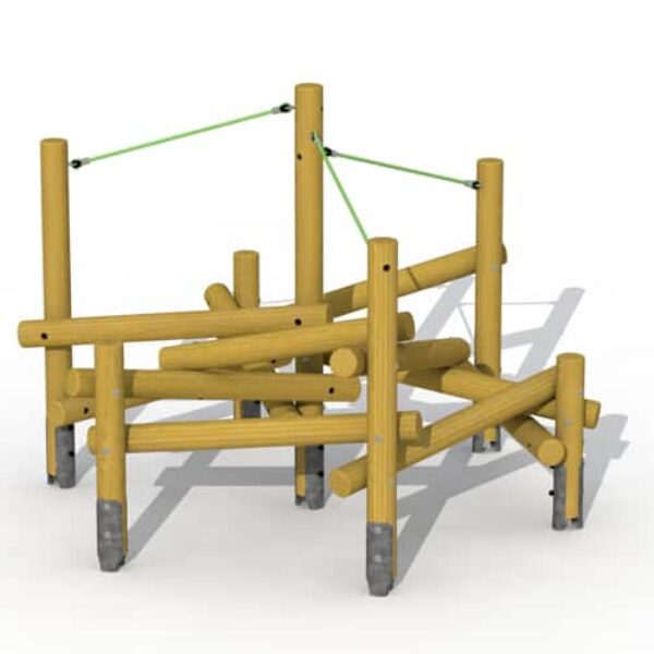 Klimtoestel Mikado Lariks hout