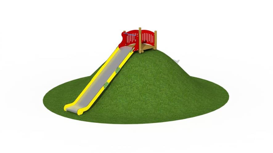 100393-h126r-vanee-europlay-inox-heuvelglijbaan-1m-4.6m-rood