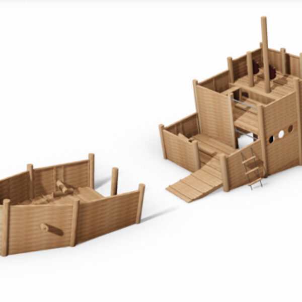 Speelschip Voor- en Achtersteven