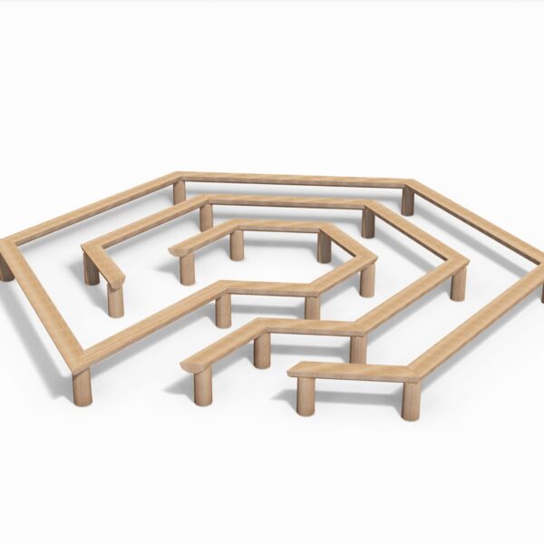 Buitenklas Bank Labyrint