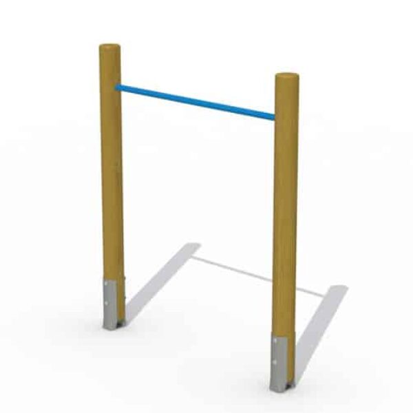 Duikelrek Hout met 1 Rekstok