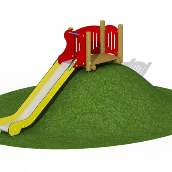 Heuvelglijbaan RVS (0,5m breed glijlengte 2,5m)