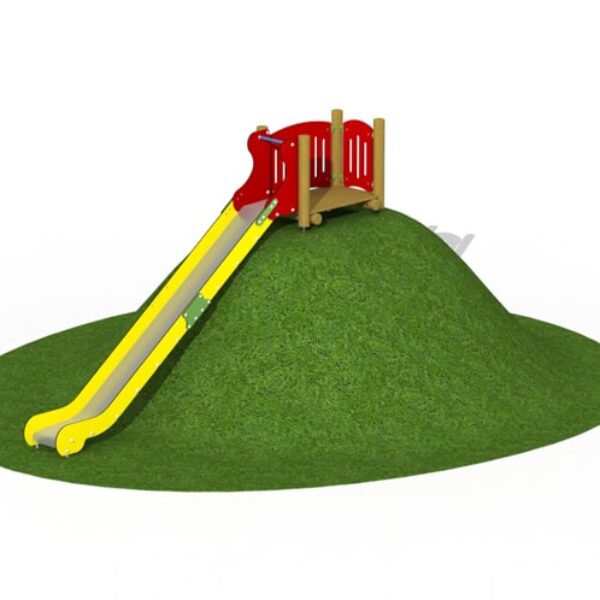 Heuvelglijbaan RVS (0,5m breed glijlengte 3,6m)