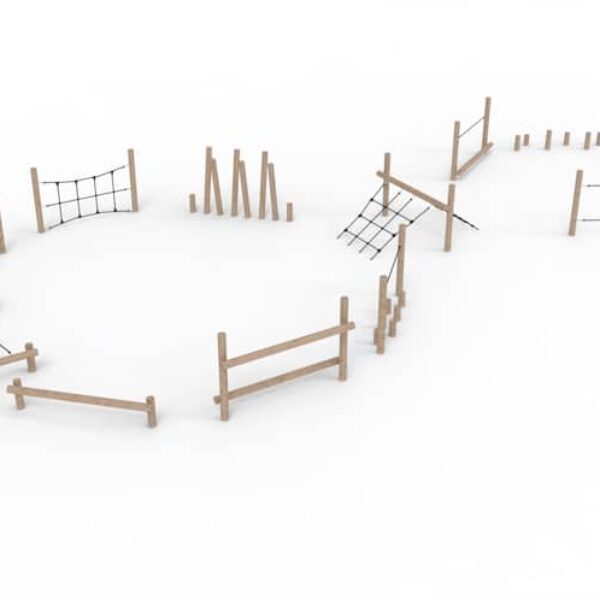 Balanceerparcours Robinia 8-vormig