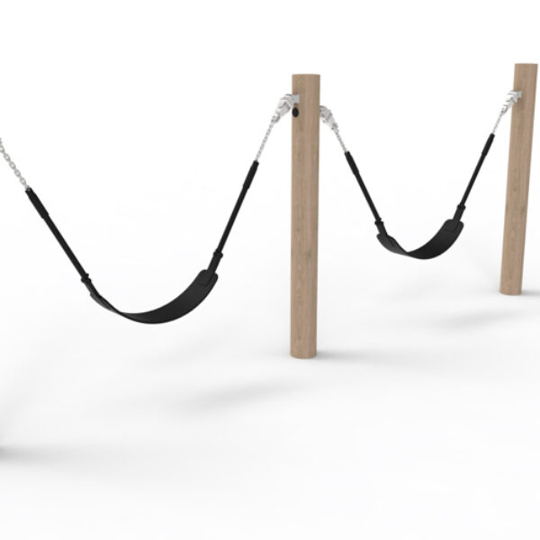 Dubbele Schommel met Gordelzit