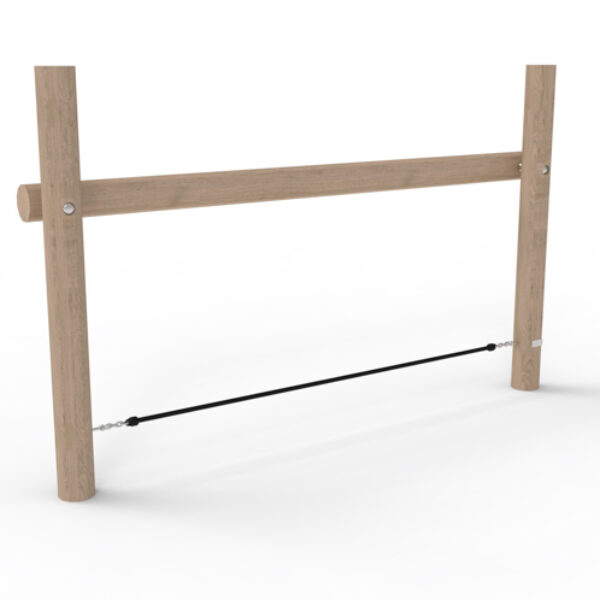 Balanceertoestel met Robinia steunbalk