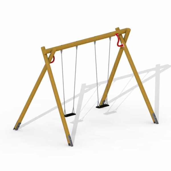 Schommel Dubbele Schommel Groot 2 Rubberzittingen