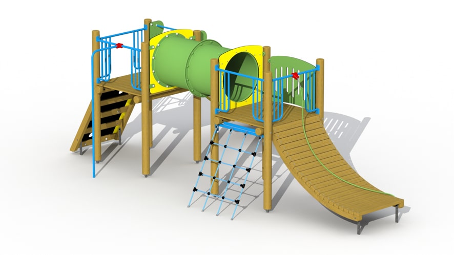 104975-s582g-a-vanee-europlay-indianendorp-kruiptunnel-combinatietoestel-groen