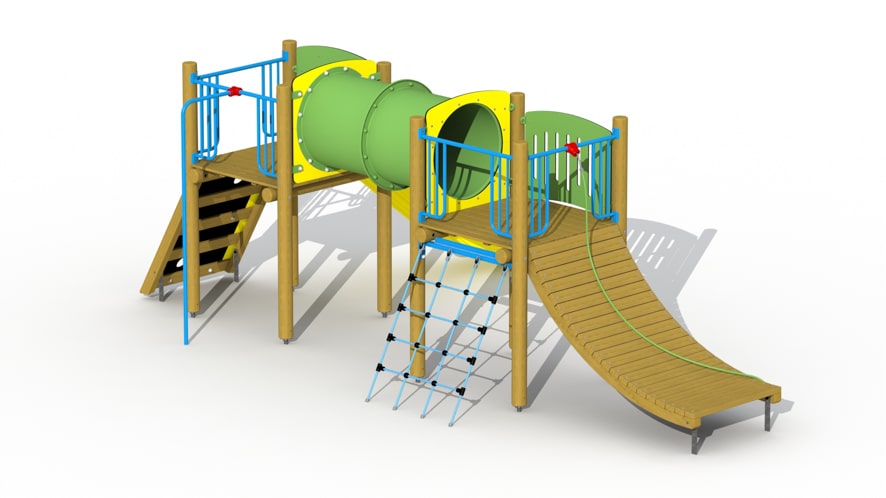 104977-s583g-a-vanee-europlay-indianendorp-kruiptunnel-combinatietoestel-groen