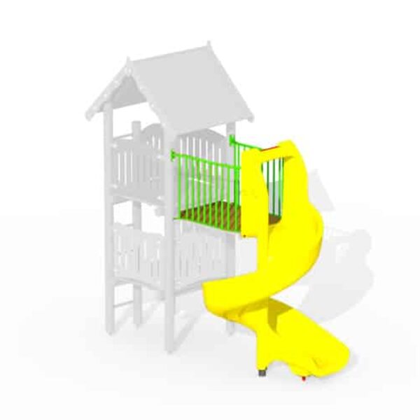 Kunststof Spiraal Glijbaan