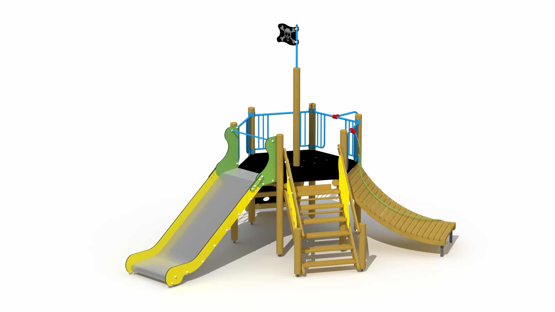 104947-s440ga-vanee-europlay-zeester-inox-glijbaan-combinatietoestel-groen-geel-a