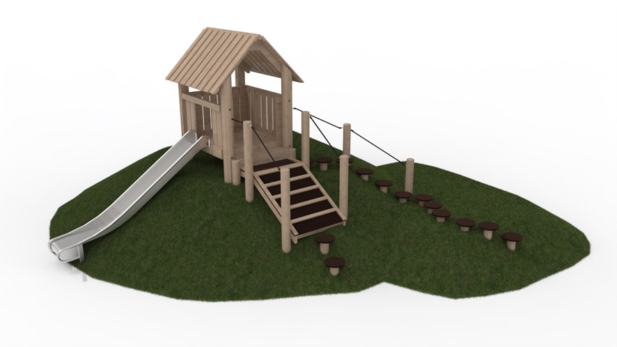 103361-le20109u-vanee-norna-speelhuisje-robinia-huis-rvs-glijbaan-trap-touw-heuvel