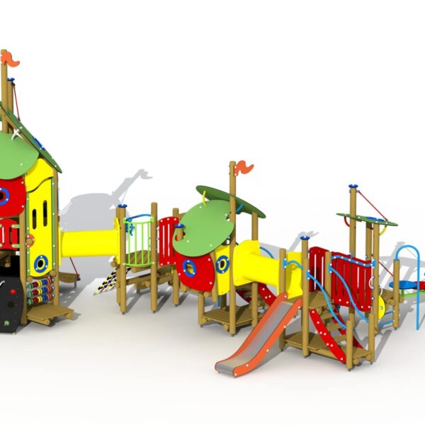 Combinatietoestel De Sneeuwkoningin met RVS Glijbaan