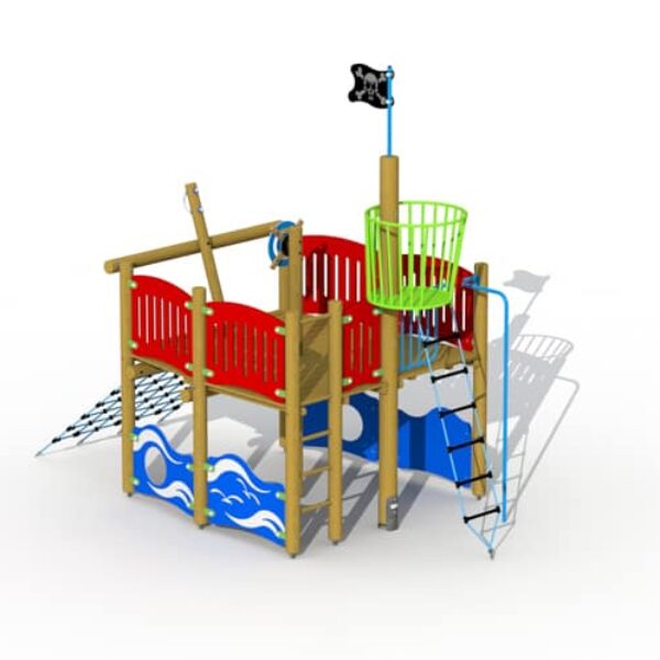 Speelaanleiding Vikingboot (Achtersteven)