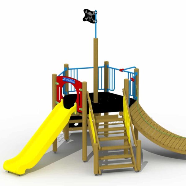 Combinatietoestel Zee met Kunststof Glijbaan