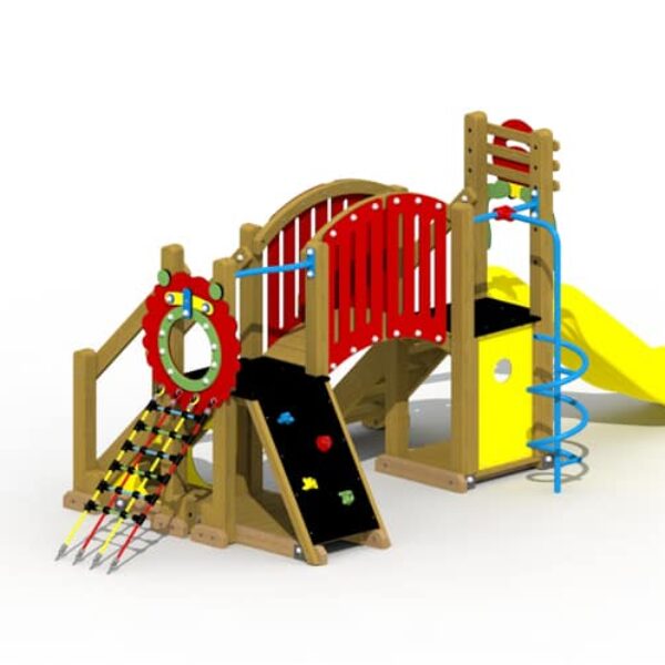 Kleutertoestel Mammoet met Kunststof Glijbaan