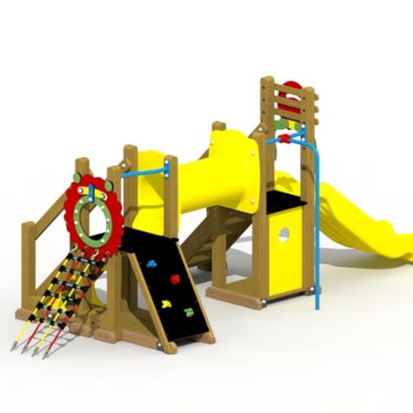 Kleutertoestel Mammoet met Kunststof Glijbaan