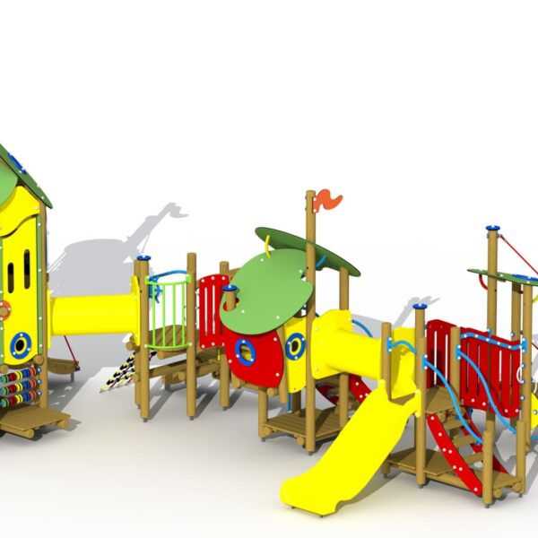 Combinatietoestel De Sneeuwkoningin met Kunststof Glijbaan