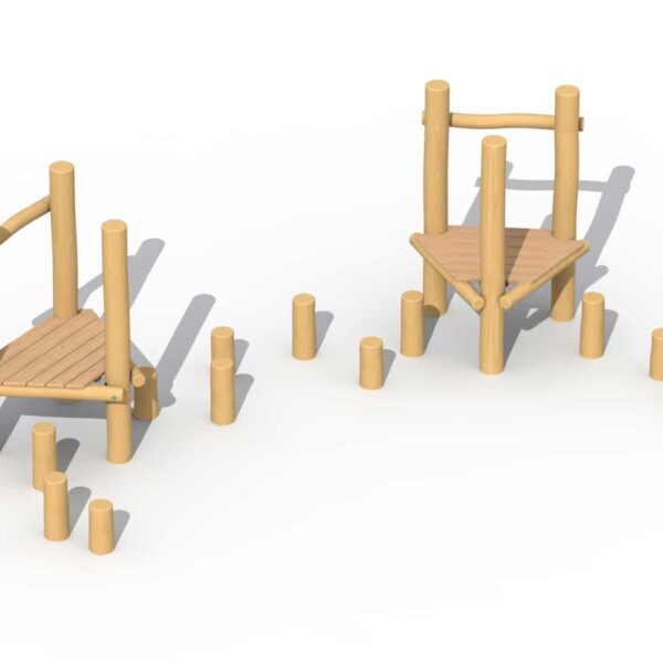 Behendigheidsparcours met Stappaaltjes Robinia