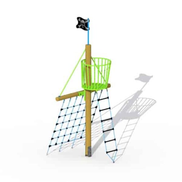 Klimtoren Kraaiennest Met Zeeroversvlag