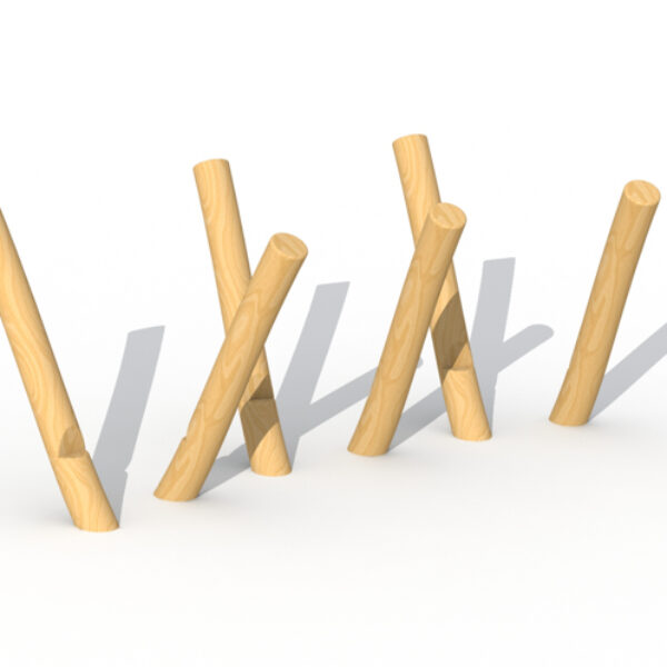 Balanceertoestel De Schaar (6 palen) Robinia