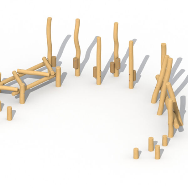 Balanceerparcours Junglepad Robinia