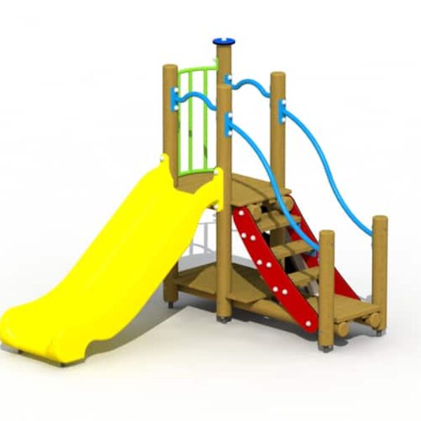 Glijbaan Assepoester met Kunststof Glijbaan