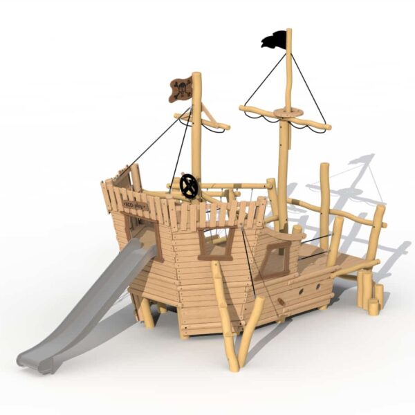 Piratenboot Albatros (achtersteven)