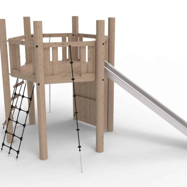 Klimtoestel System 6 Robinia met Glijbaan