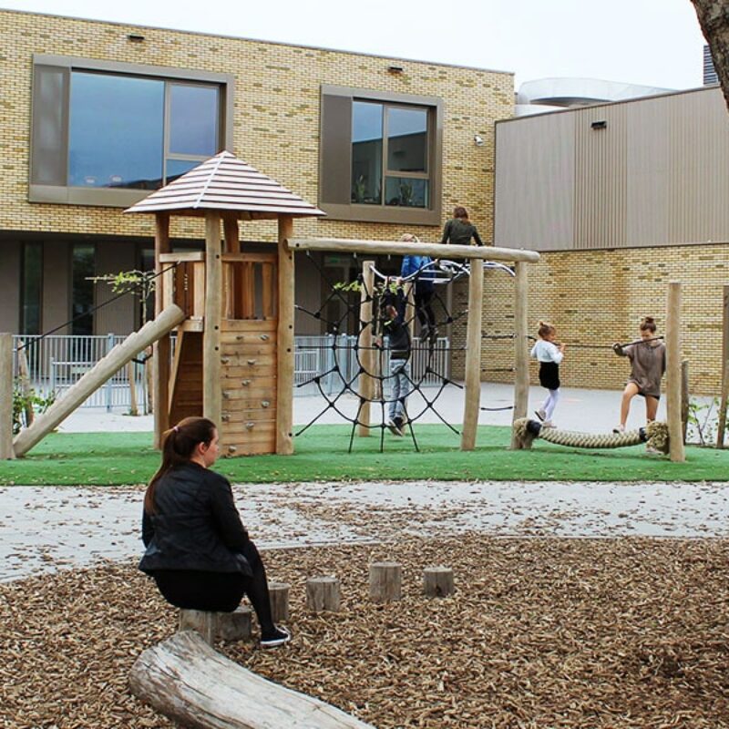 Schoolplein van basisschool De Dijsselbloem