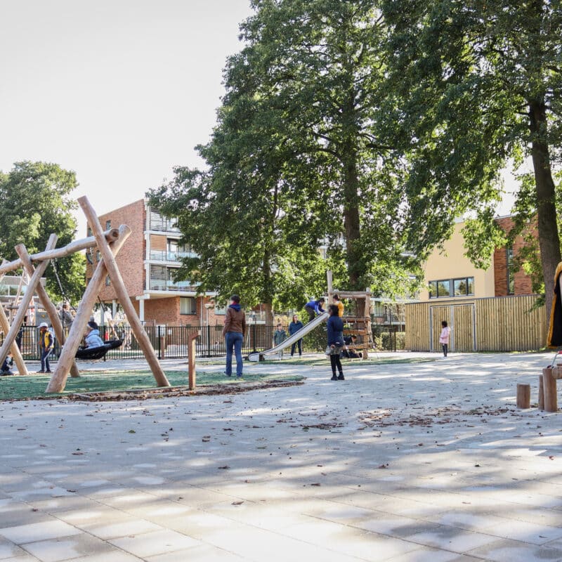 Overzicht schoolplein