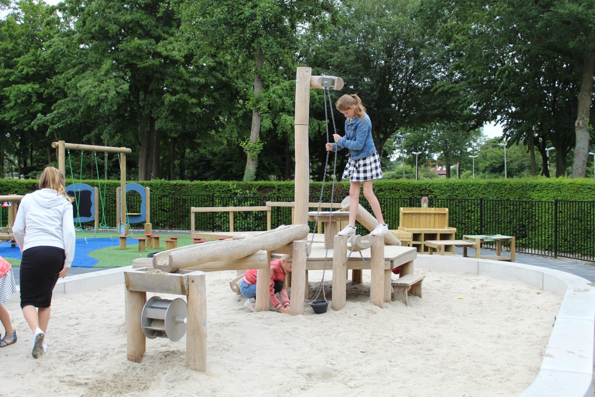 spelelement in zandbak