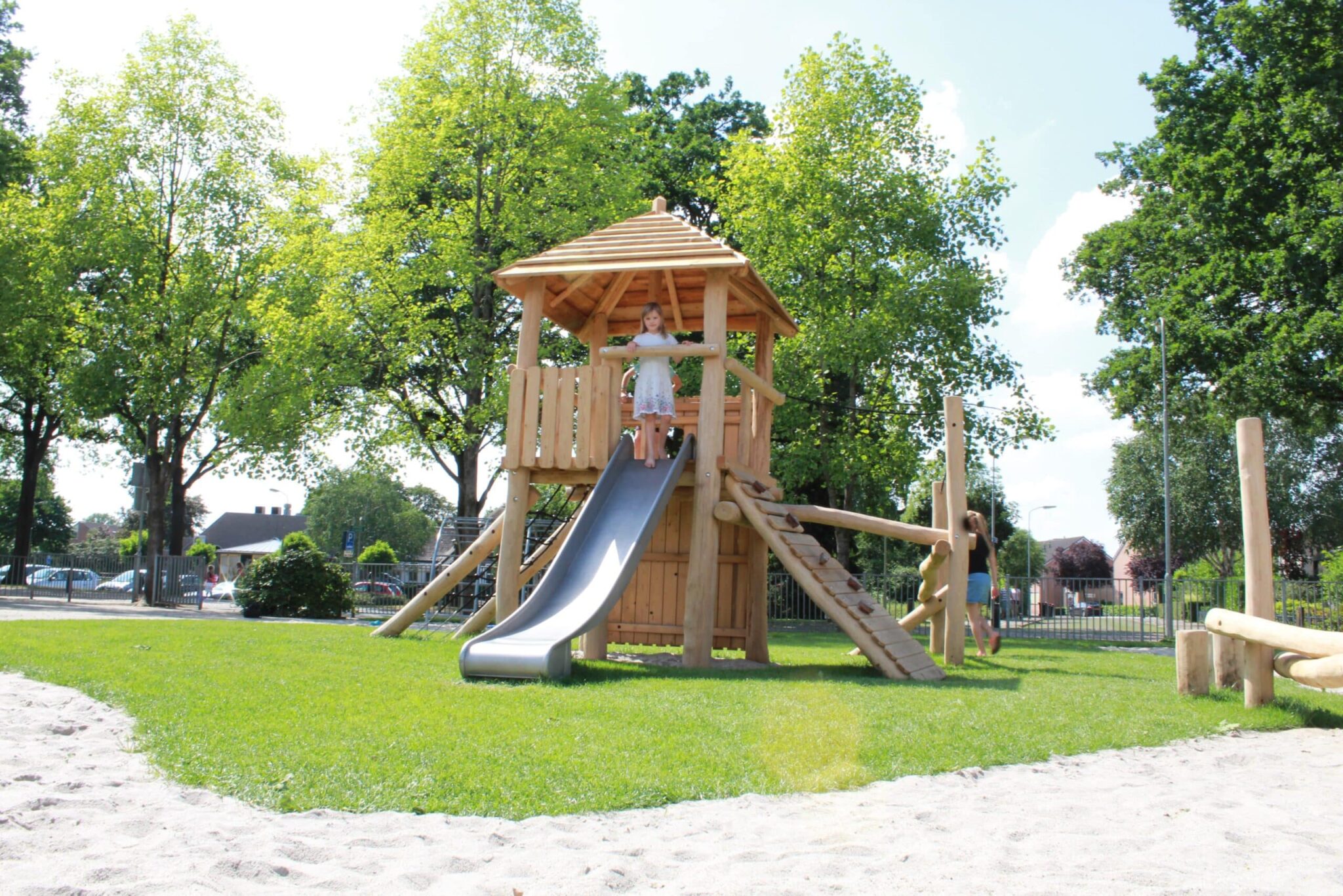 Schoolplein speeltoestellen