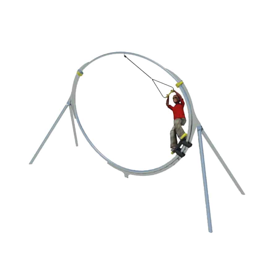 RVS speeltoestel Glijden en draaien RVS