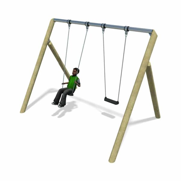 klassieke schommel zitjes hout