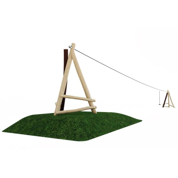 Kabelbaan | voor opstart heuvel