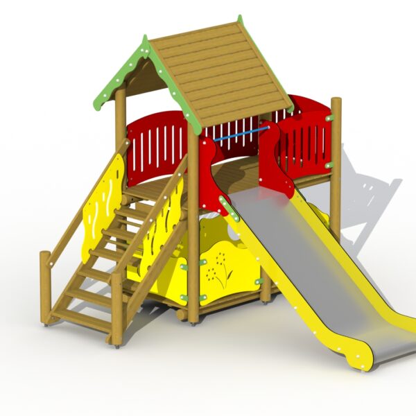 Klimtoestel Rovershol RVS Glijbaan