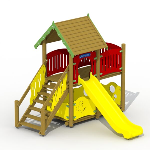 Klimtoestel Rovershol met Kunststof Glijbaan