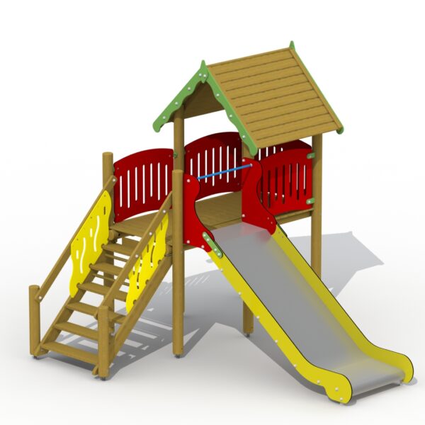 Glijbaan RVS Paalwoning