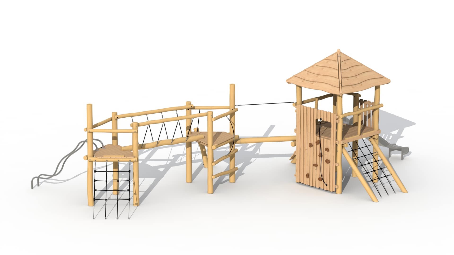 104859-ro552-vanee-europlay-tovertoren-speelcombinatie-klimnet-klimwand-klimtoren-glijbaan-glijbuizen-speeltorens-loopbalk-robinia