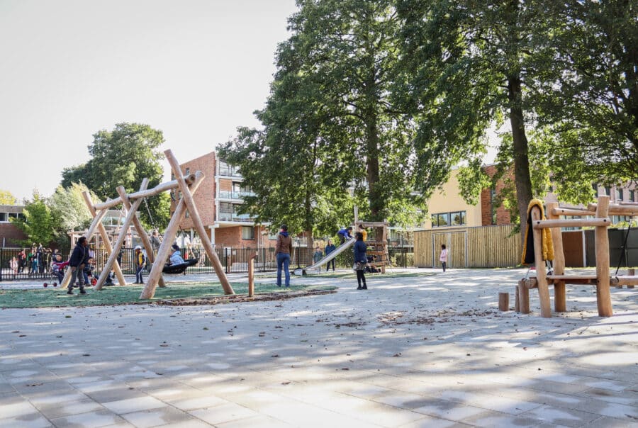 Overzicht schoolplein