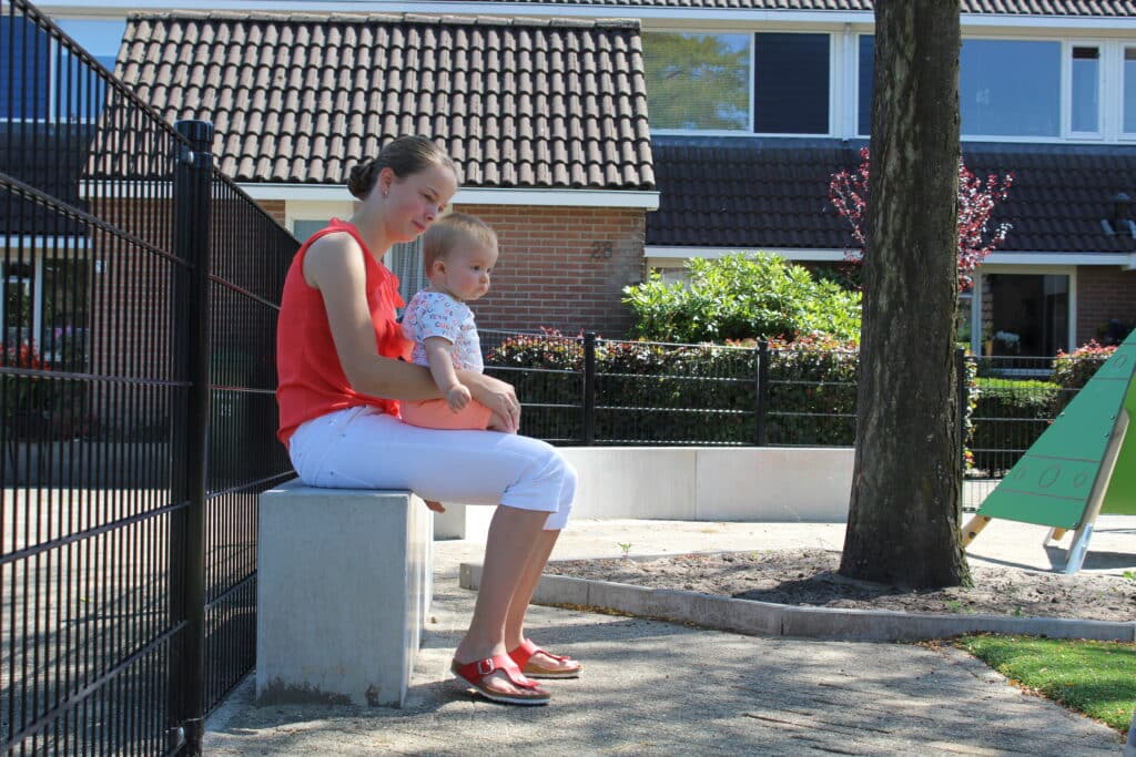 Zitbank Betonnen ronde zitbank