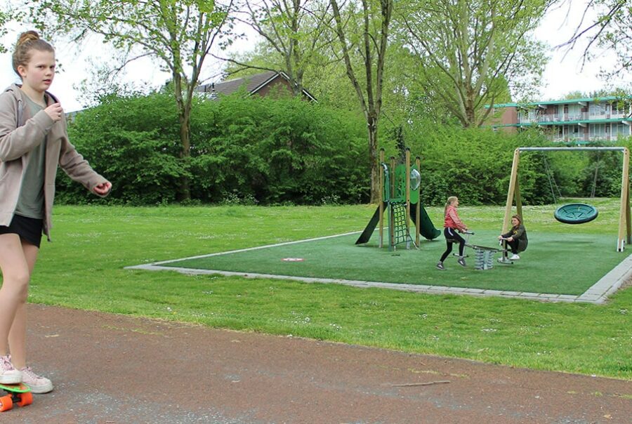 Speelplaats overzicht in Overwater