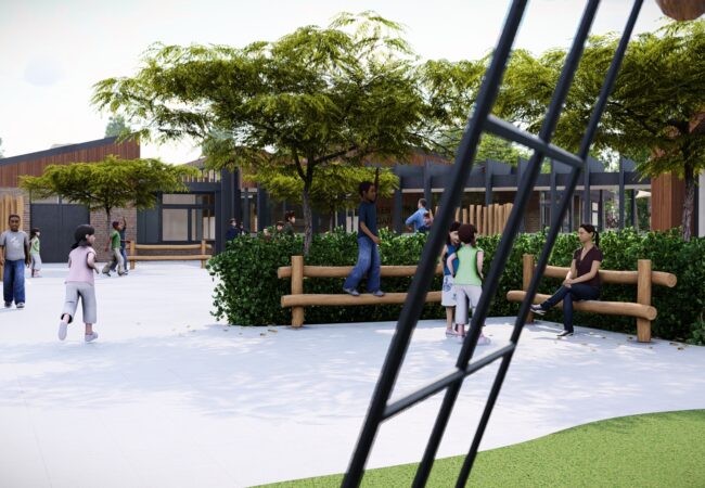 schoolpleinontwerp 3D