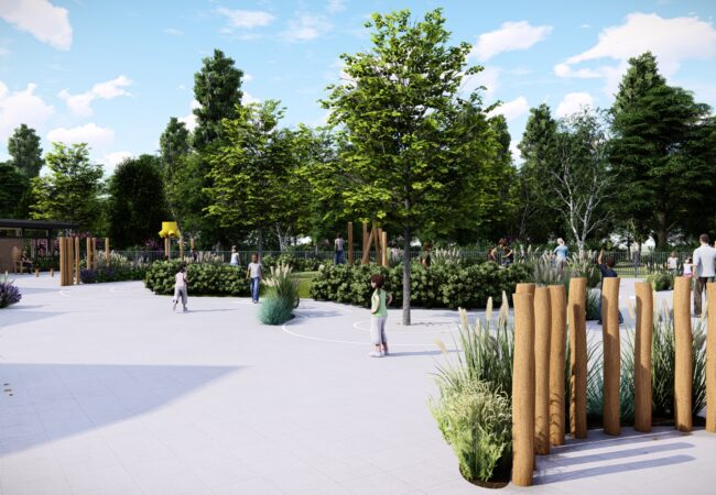 schoolpleinontwerp 3D