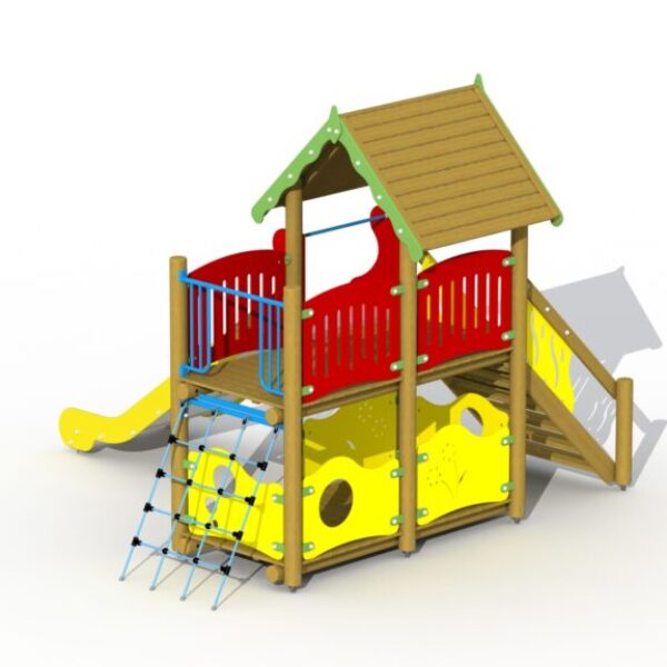 Rovershol met RVS Glijbaan